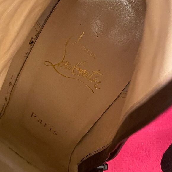 Authentic Christian Louboutin So Kate Black Booties Sz 37.5 - Picture 13 of 14